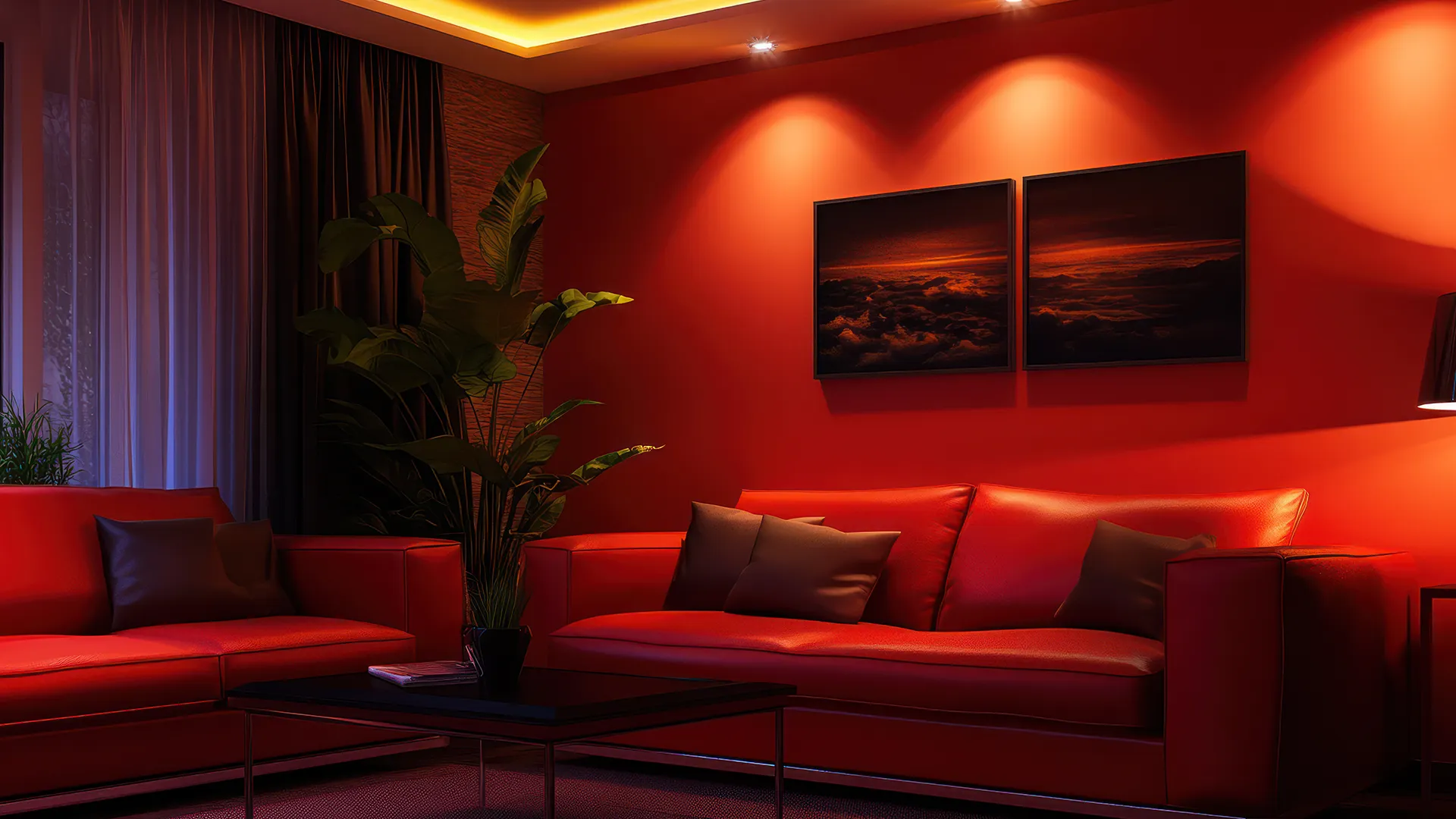 Single Room Lighting Plan